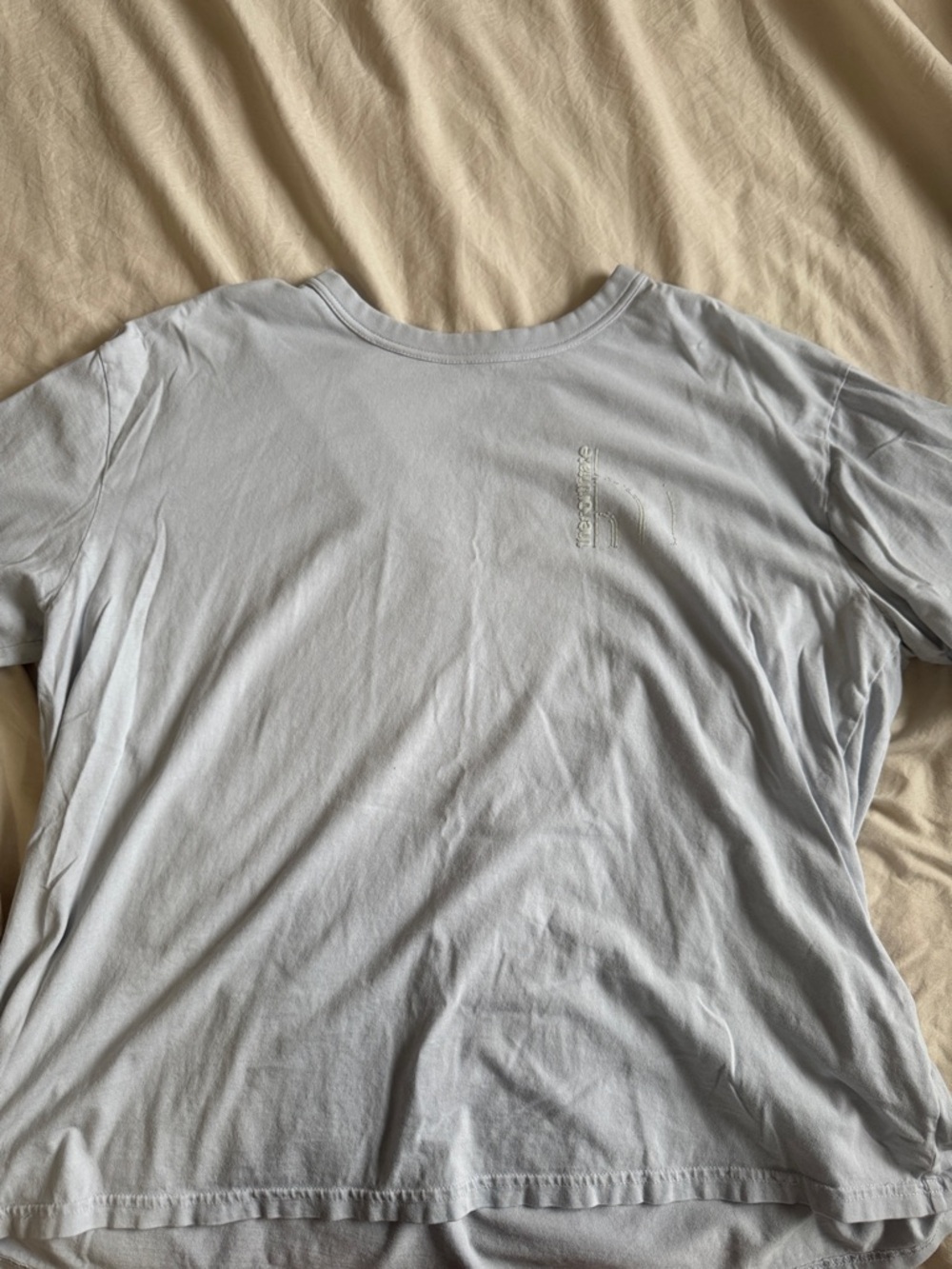 The North Face Light Blue Short Sleeve Crew Tee